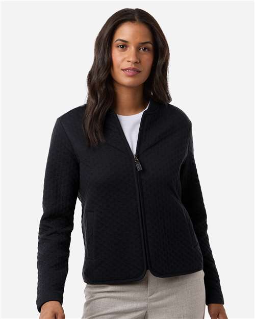 Devon & Jones Women's Berkeley Textured Full-Zip Jacket