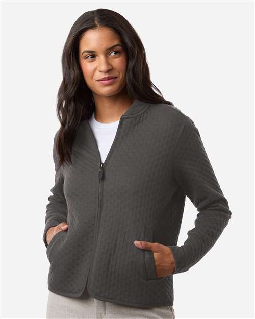 Devon & Jones Women's Berkeley Textured Full-Zip Jacket