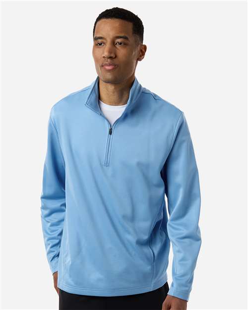 Team 365 Unisex Squad Cadet Quarter-Zip Tech Fleece Pullover
