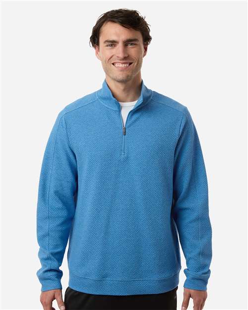 North End Men's Spirit Textured Quarter-Zip Pullover
