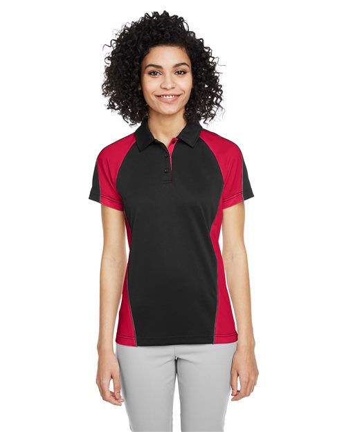 Harriton Women's Advantage Snag Protection Plus IL Colorblock Polo