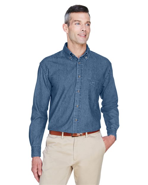Harriton Men's Denim Shirt