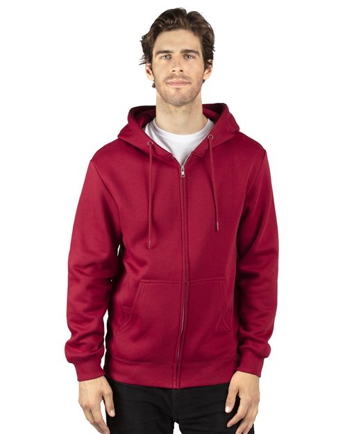 Threadfast Apparel Unisex Fleece Full-Zip Hooded Sweatshirt