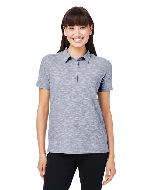 North End Women's Eclipse Jacquard Polo