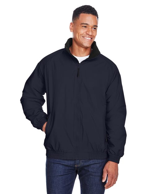 Harriton Unisex Fleece Lined Nylon Jacket