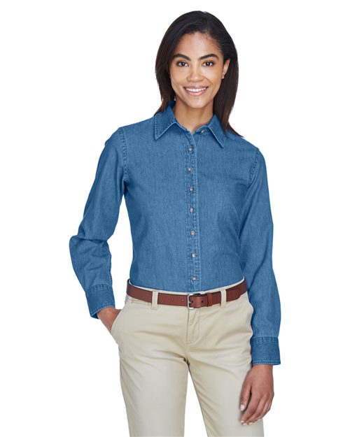 Harriton Women's Denim Shirt