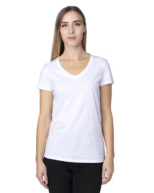 Threadfast Apparel Women's Ultimate CVC V-Neck T-Shirt