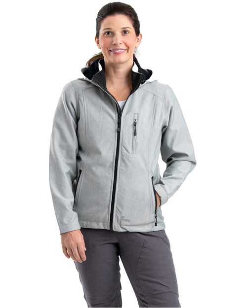 Berne Apparel Women’s Hooded Soft Shell Jacket