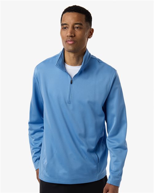 Team 365 Unisex Squad Cadet Quarter-Zip Tech Fleece Pullover