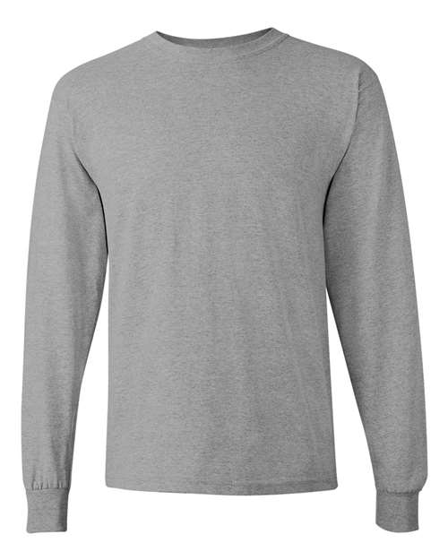 Gildan Unisex Heavy Cotton™ Long Sleeve T-Shirt - Sport Grey