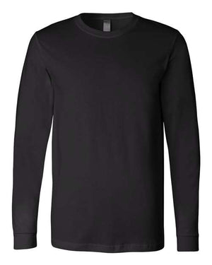 BELLA + CANVAS Unisex Jersey Long Sleeve Tee - Black