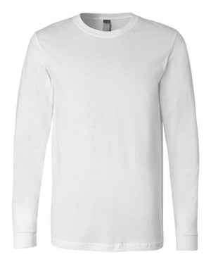 BELLA + CANVAS Unisex Jersey Long Sleeve Tee - White