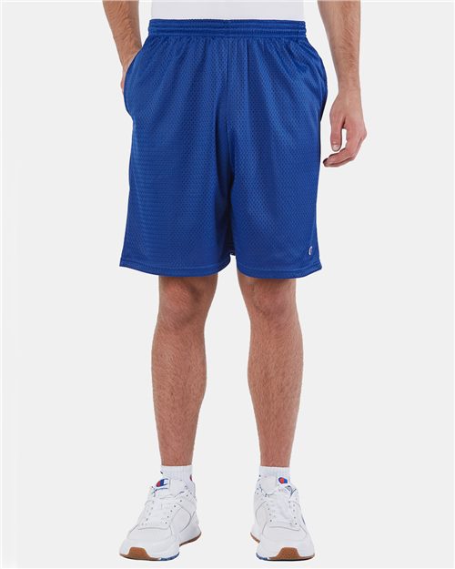 Champion Unisex Polyester Mesh 9" Shorts with Pockets