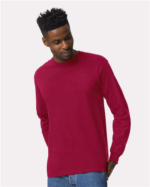 Gildan Unisex Ultra Cotton® Long Sleeve T-Shirt - Cardinal Red