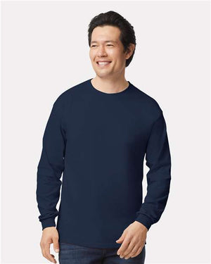 Gildan Unisex Ultra Cotton® Long Sleeve T-Shirt - Navy