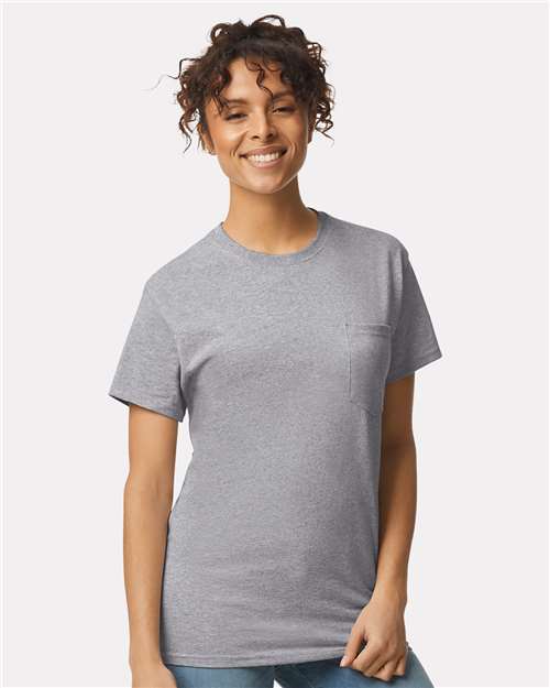 Gildan Unisex Ultra Cotton® Pocket T-Shirt