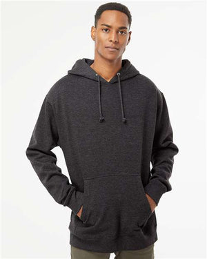 Independent Trading Co. Unisex Heavyweight Hooded Sweatshirt - Charcoal Heather