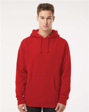 Independent Trading Co. Unisex Heavyweight Hooded Sweatshirt - Red