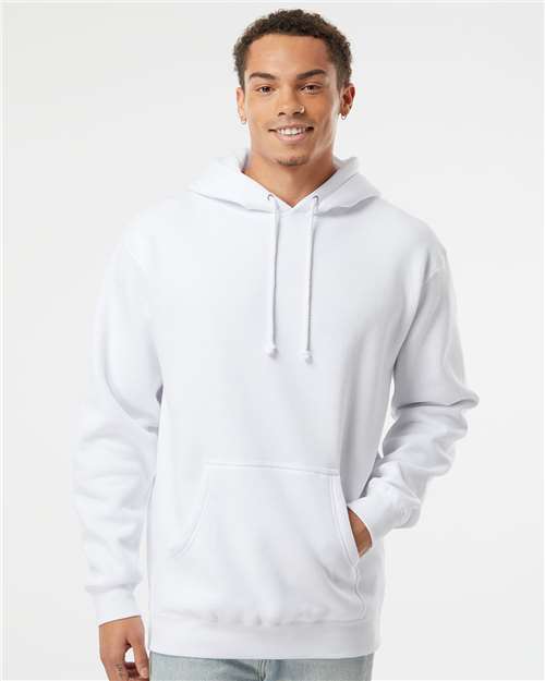 Independent Trading Co. Unisex Heavyweight Hooded Sweatshirt - White