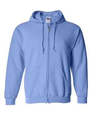 Gildan Unisex Heavy Blend™ Full-Zip Hooded Sweatshirt - Carolina Blue