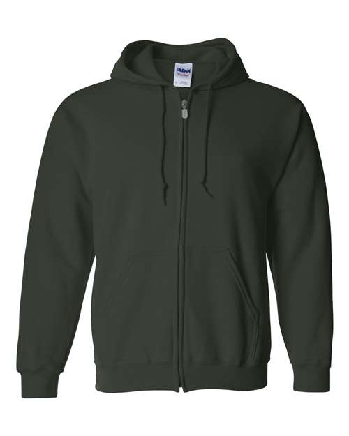 Gildan Unisex Heavy Blend™ Full-Zip Hooded Sweatshirt - Forest
