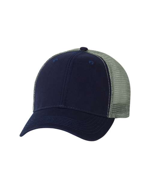 Valucap Bio-Washed Trucker Cap