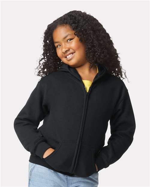 Gildan Youth Heavy Blend™ Full-Zip Hooded Sweatshirt