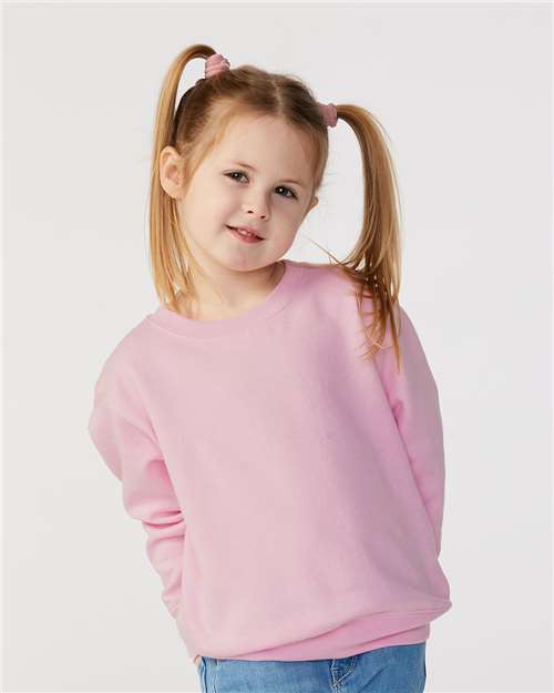 Rabbit Skins Toddler Fleece Crewneck Sweatshirt