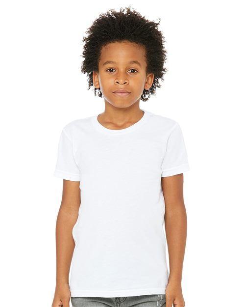 BELLA + CANVAS Youth Jersey Tee - Asphalt