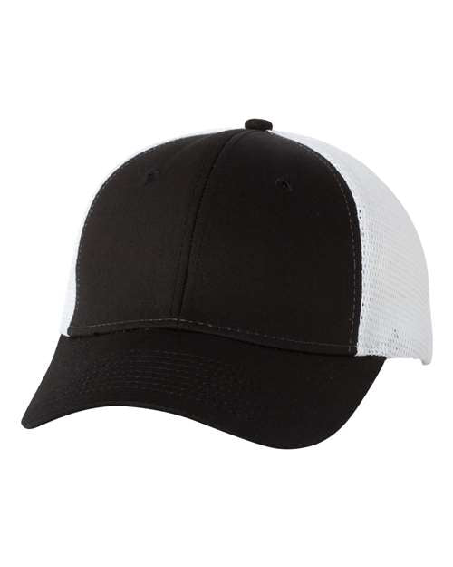 Valucap Mesh-Back Twill Trucker Cap