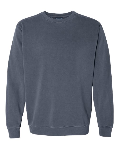 Comfort Colors Unisex Garment-Dyed Crewneck Sweatshirt - Blue Jean