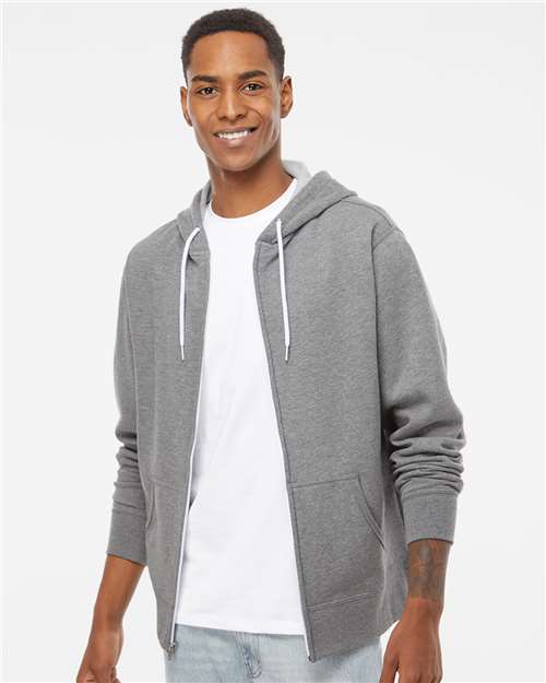 Independent Trading Co. Unisex Lightweight Full-Zip Hooded Sweatshirt