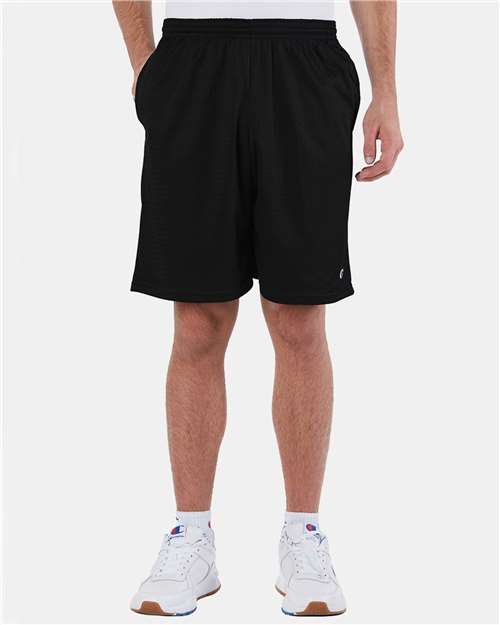 Champion Unisex Polyester Mesh 9" Shorts with Pockets