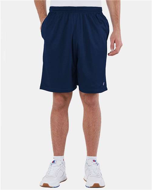 Champion Unisex Polyester Mesh 9" Shorts with Pockets
