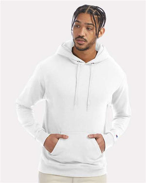 Champion Unisex Powerblend® Hooded Sweatshirt - White