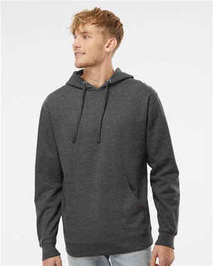 Independent Trading Co. Unisex Midweight Hooded Sweatshirt - Charcoal Heather
