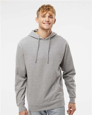 Independent Trading Co. Unisex Midweight Hooded Sweatshirt - Grey Heather