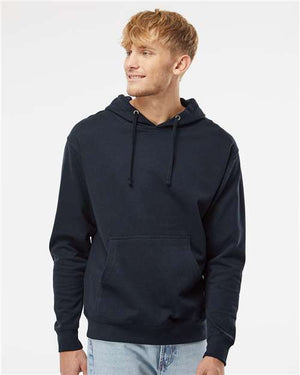 Independent Trading Co. Unisex Midweight Hooded Sweatshirt - Classic Navy