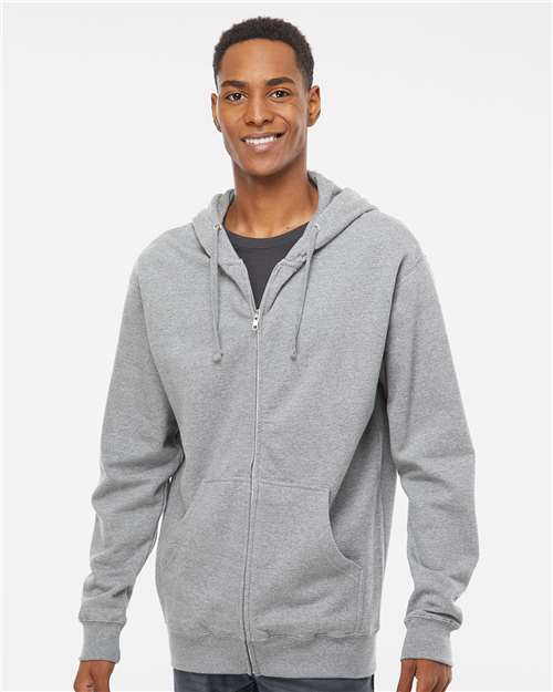 Independent Trading Co. Unisex Midweight Full-Zip Hooded Sweatshirt