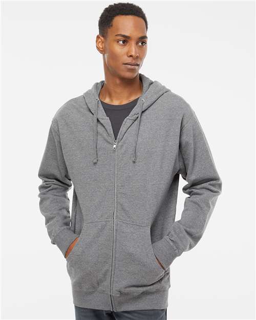 Independent Trading Co. Unisex Midweight Full-Zip Hooded Sweatshirt