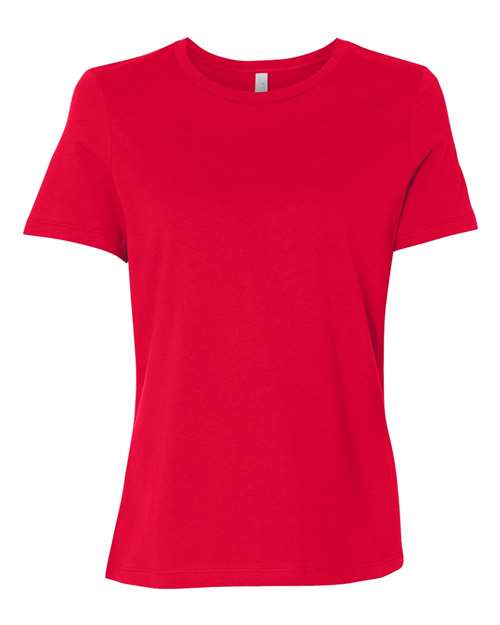 BELLA + CANVAS Women’s Relaxed Jersey Tee - Red