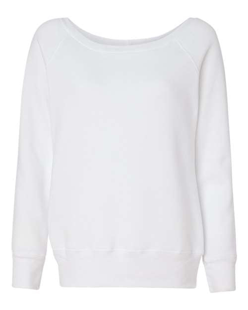 BELLA + CANVAS Women’s Sponge Fleece Wide Neck Sweatshirt