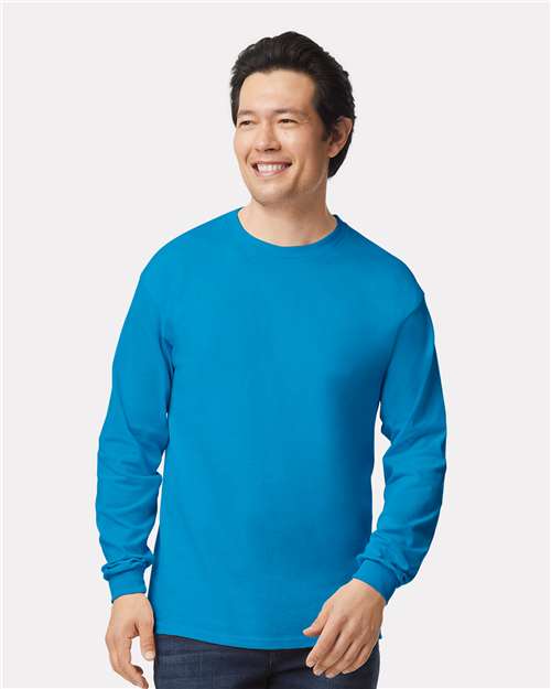 Gildan Unisex Ultra Cotton® Long Sleeve T-Shirt - Sapphire