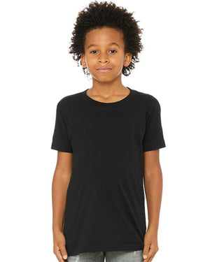 BELLA + CANVAS Youth Jersey Tee - Black