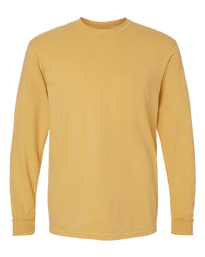 Comfort Colors Unisex Garment-Dyed Heavyweight Long Sleeve T-Shirt - Mustard