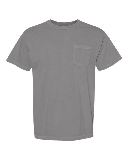 Comfort Colors Unisex Garment-Dyed Heavyweight Pocket T-Shirt - Grey