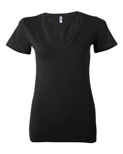 BELLA + CANVAS Women’s Jersey Deep V-Neck Tee