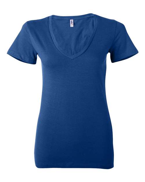 BELLA + CANVAS Women’s Jersey Deep V-Neck Tee