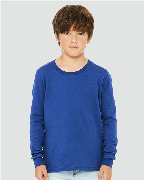BELLA + CANVAS Youth Jersey Long Sleeve Tee