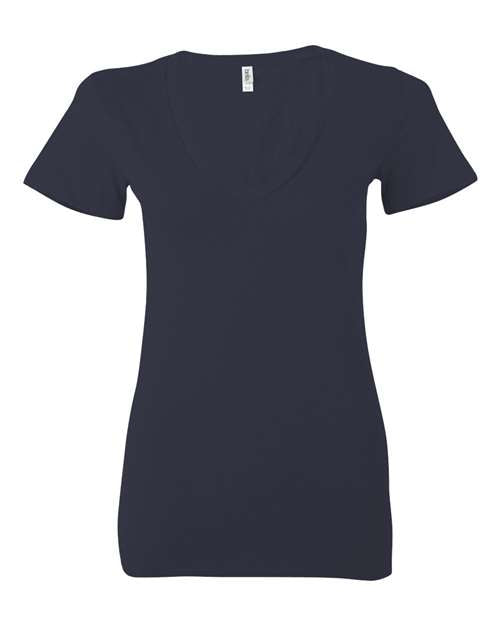 BELLA + CANVAS Women’s Jersey Deep V-Neck Tee